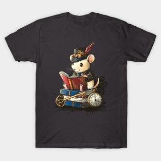 Steampunk mouse reader T-Shirt